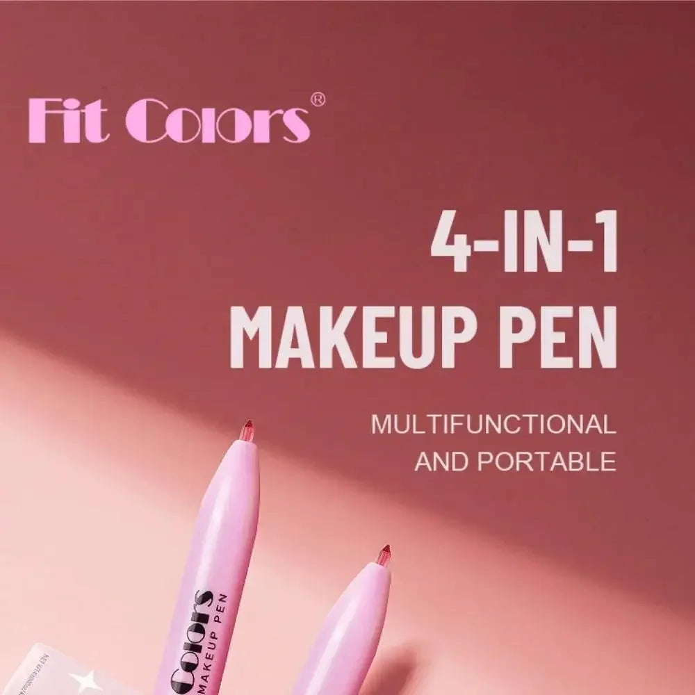 Fit Colors 4-In-1 Makeup Pencil – Eyeliner, Brow, Lip & Glow Multifunctional Makeup Pencil HIP