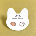 Panda Bubu Cartoon Silver Needle Ear Studs – Cute Gift Cartoon Ear Studs HIP E