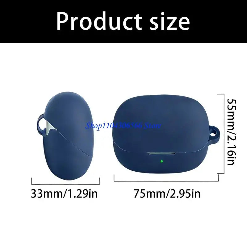 Shockproof Silicone Case for Roseselsa Wireless Earbuds Earphone Case Cover HIP