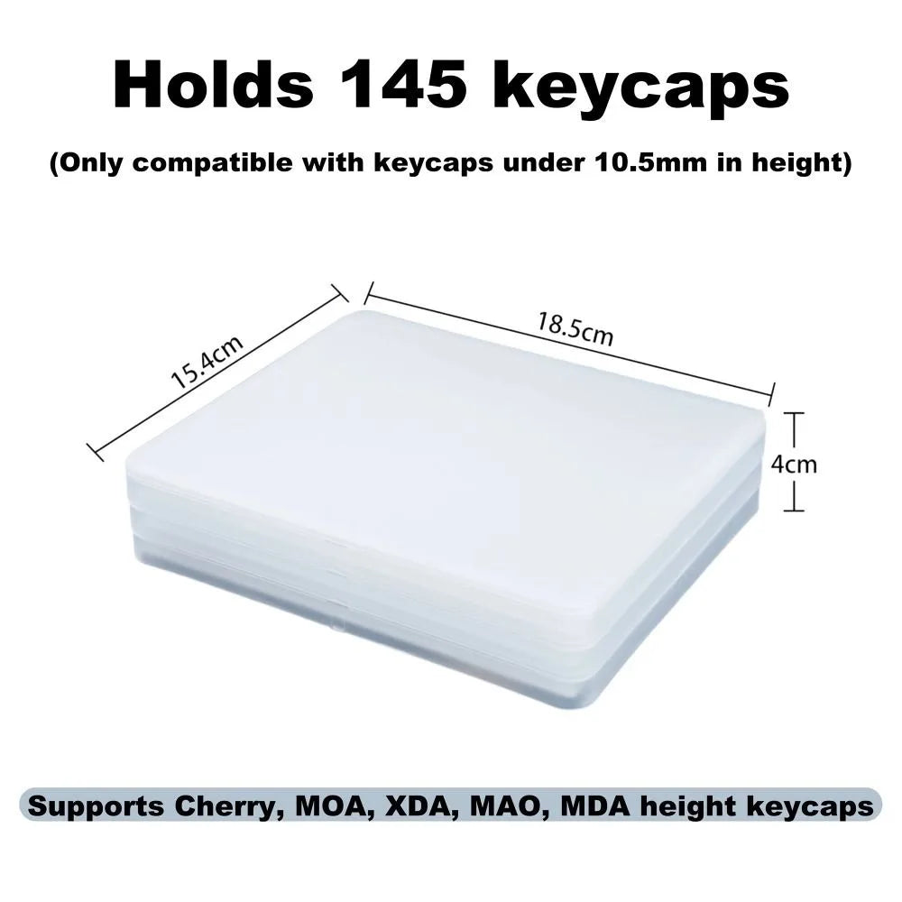 Stackable Keycap Storage Case – 3-Layer Dustproof, 145 Keys Keycap Storage Case HIP