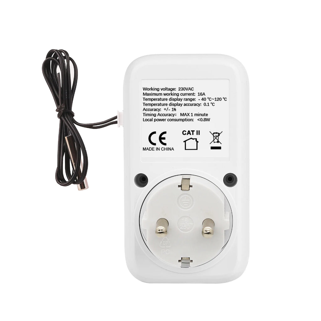 Digital Thermostat Socket EU Plug – Timer Temperature Controller Thermostat Controller Socket HIP
