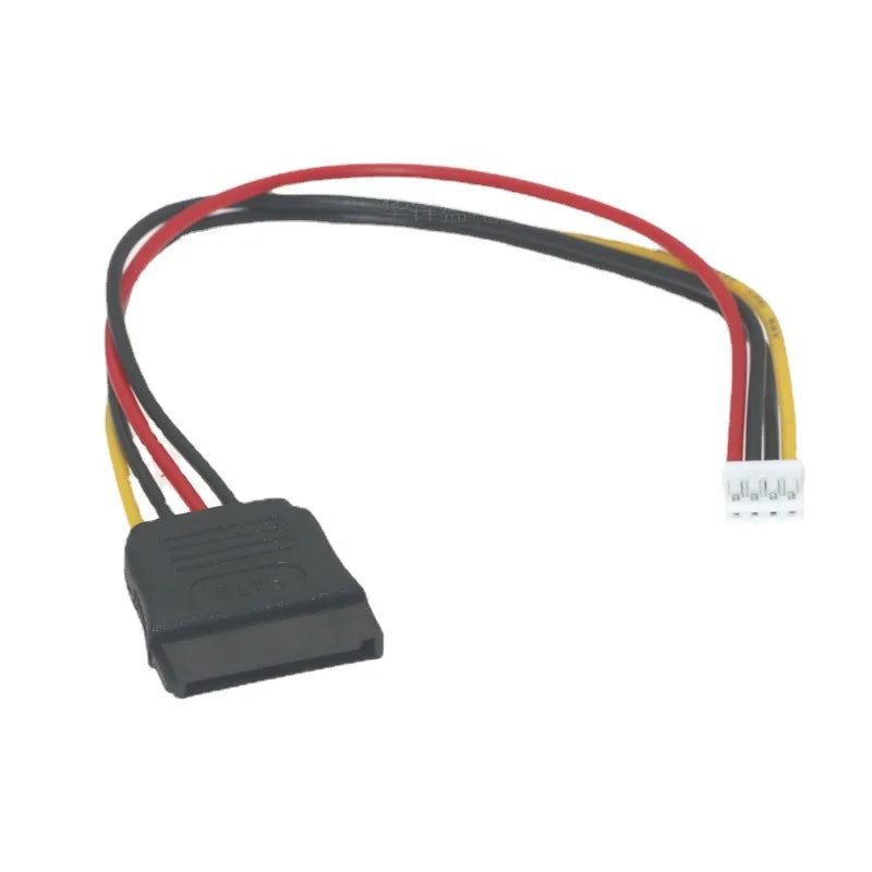 PH2.0 4-Pin to SATA 15-Pin Power Cable for ITX Builds PC Power Cable Adapter HIP