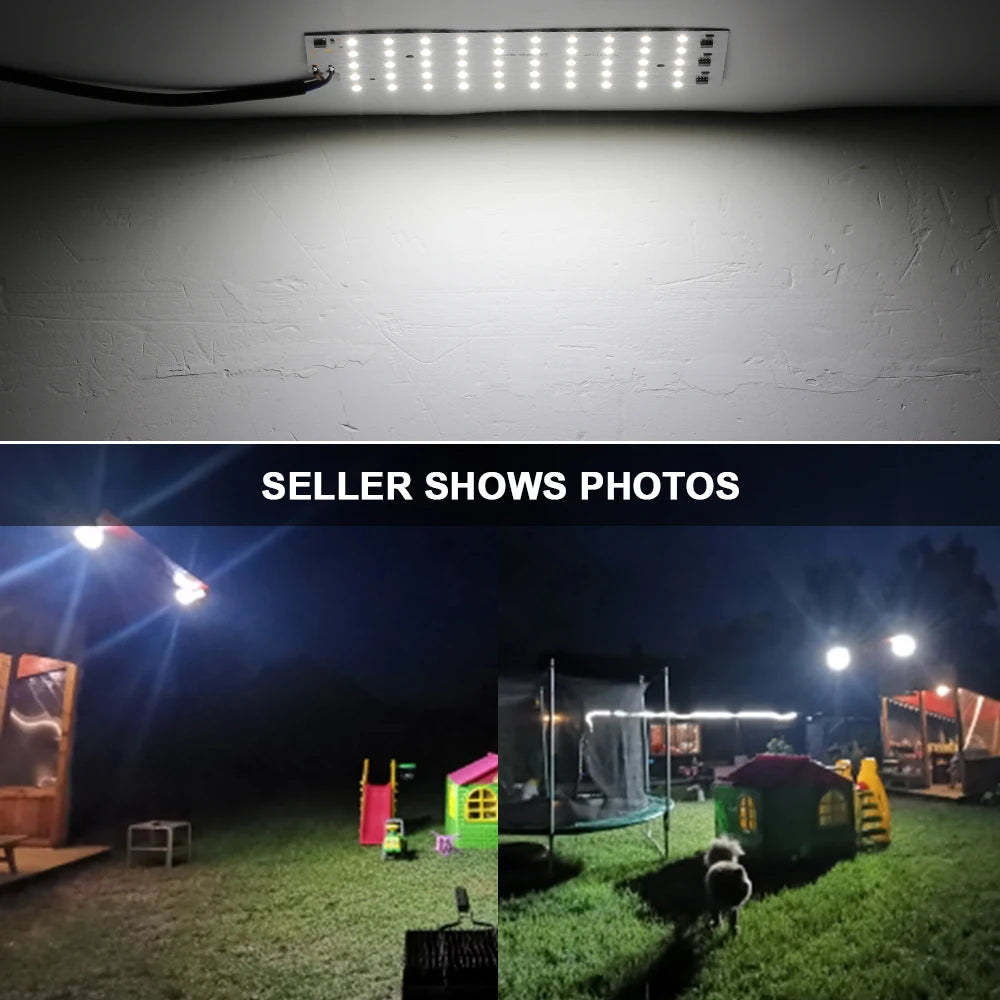 2-Pack 50W SMD 2835 LED Flood Light Chip – AC 220V-240V LED Light Chip HIP
