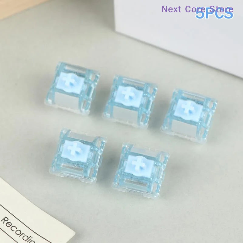 UR Ice Magnetic Linear Switch RGB Transparent 35gf – 5PCS Keyboard Switch HIP