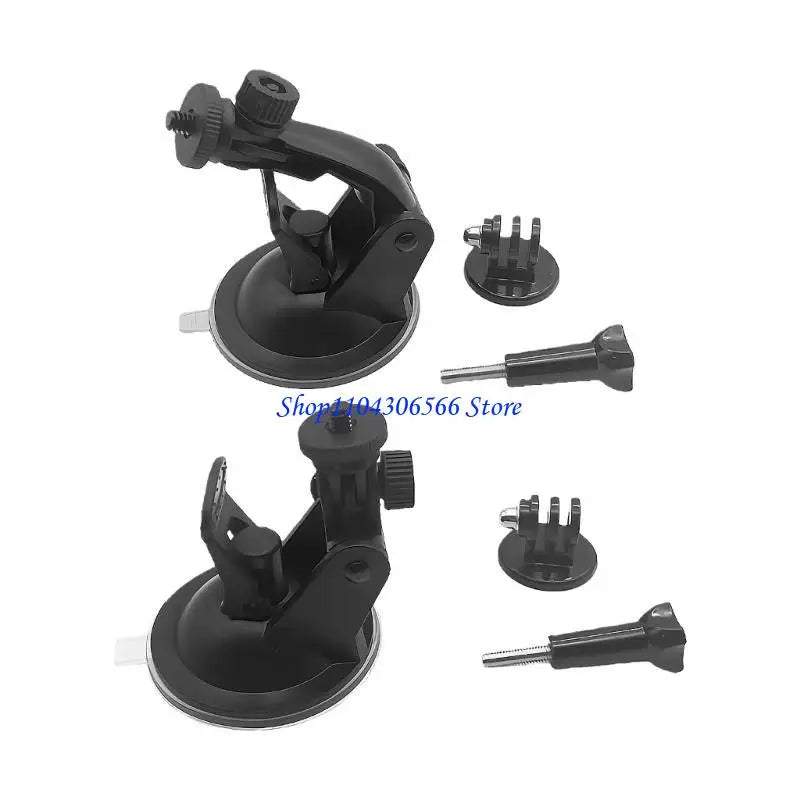 Suction Cup Mount for Action & Dashboard Cameras – 190° Rotation Camera Suction Mount HIP