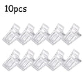 Nail Dual Form Clips – Quick Gel & Acrylic Extension Builder Nail Extension Tool HIP C594-White 10pcs