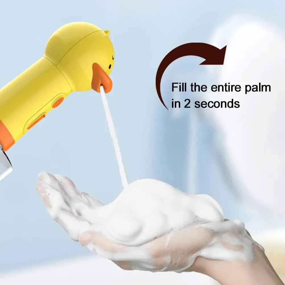 Yellow Duck Electric Foam Machine ,Handhold Automatic Soap Dispenser Foam Machine Launcher For Cat & Dog Bathing Pet Accessories HIP