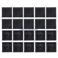 20-Pack PBT Blank Keycaps XDA Profile 1U – MX Compatible Mechanical Keyboard Keycaps HIP Black China Mainland