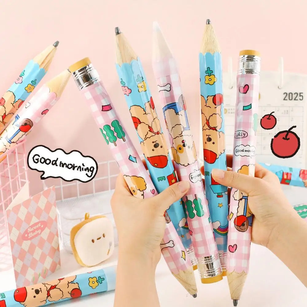 33.5cm Giant Wooden Pencil – Capybara & Puppy Novelty Gift Novelty Pencil HIP