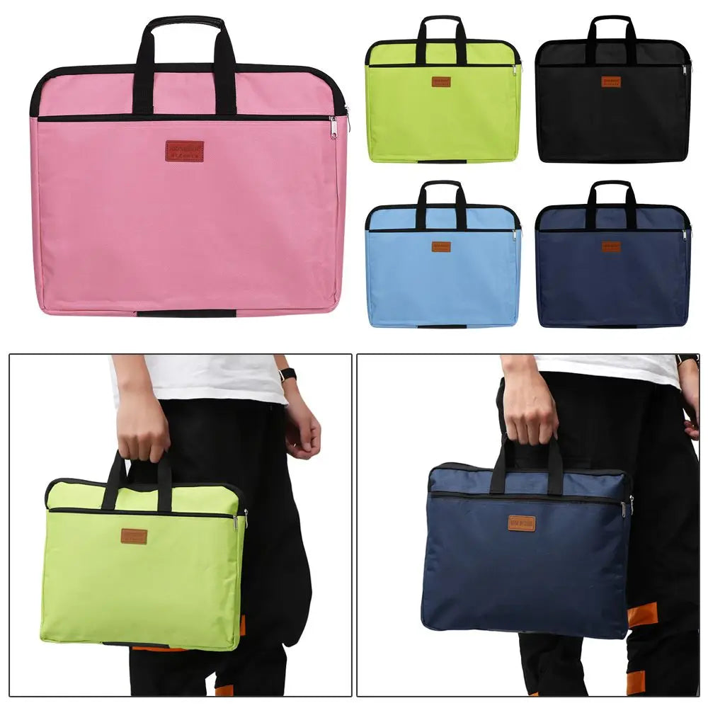 Waterproof Document Handbag – Double Layer File Folder Bag Document File Bag HIP