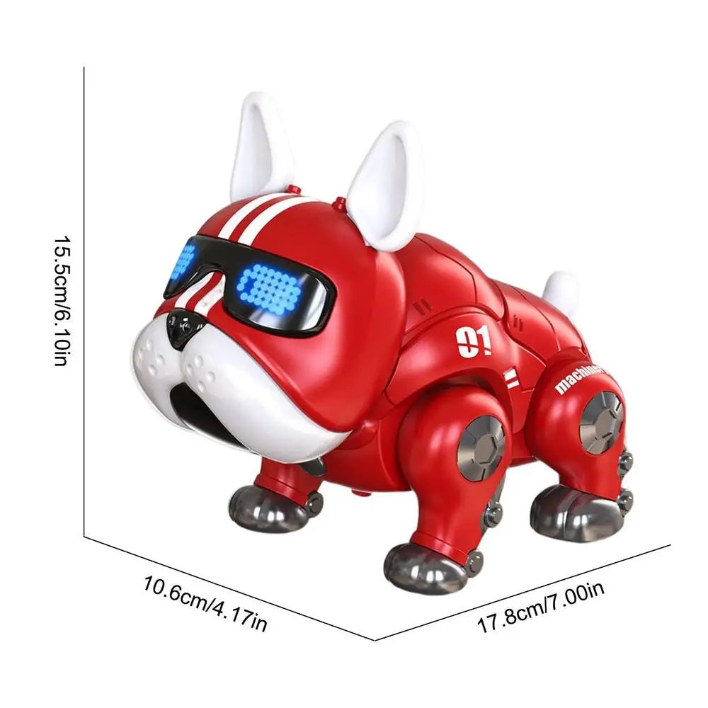 Dancing Robot Dog Toy with Lights & Music – Kids Gift Interactive Robot Toy HIP Red