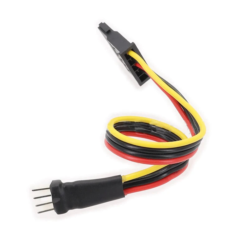 15-Pin SATA to 4-Pin FDD Power Adapter Cable 18AWG | OULLX Power Adapter Cable HIP