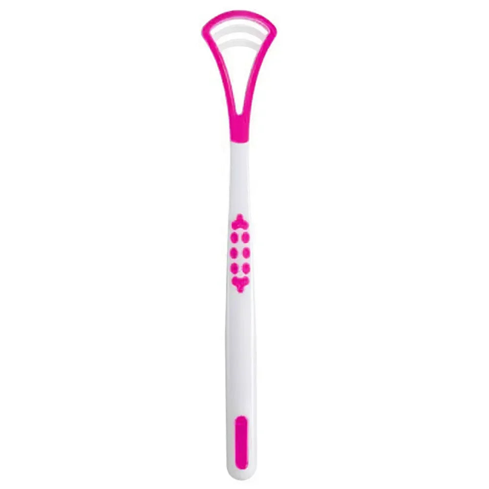 RUZOFO Reusable Tongue Scraper Cleaner for Adults Tongue Scraper HIP C786-Pink 1pcs