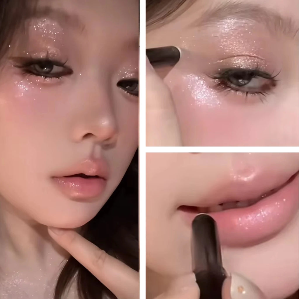Pearlescent Shimmer Highlighter Stick – Nose, Eye & Face Glow Highlighter Stick HIP