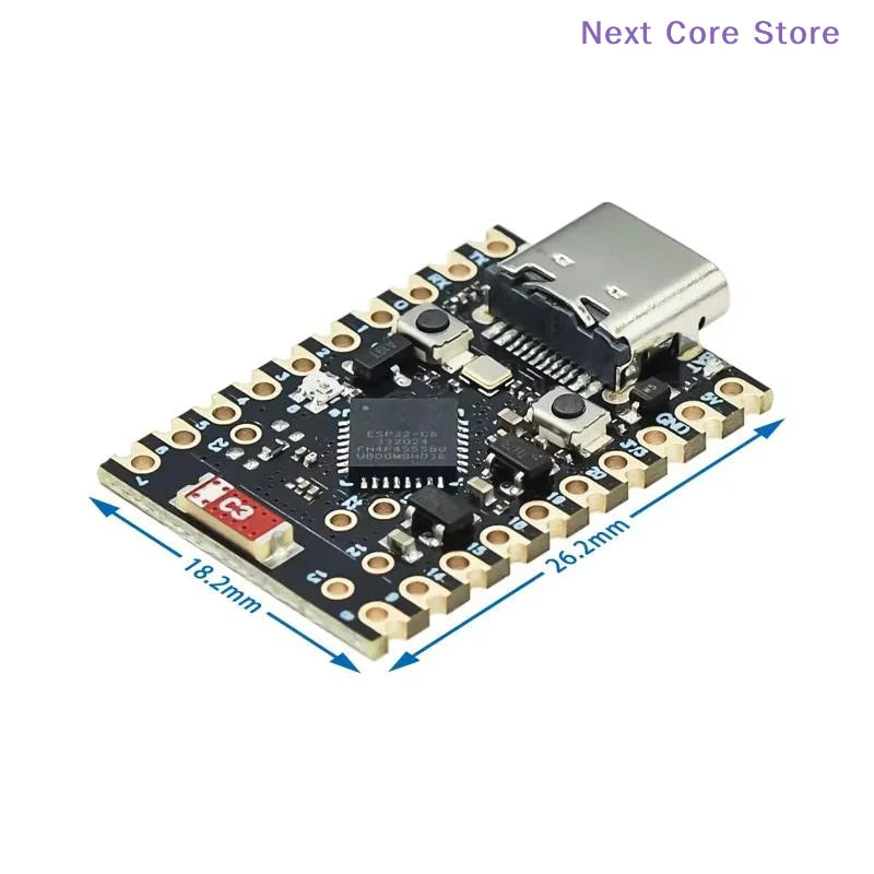 Mini ESP32-C6 Development Board – Microcontroller Core Board Microcontroller Dev Board HIP