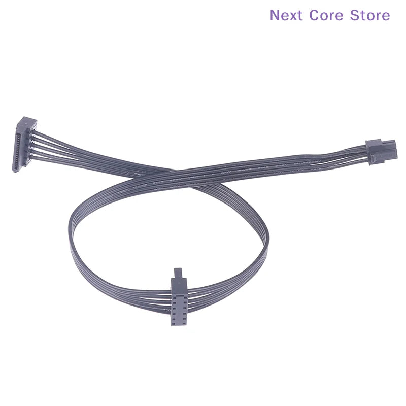 Mini 6-Pin to 2x SATA Power Cable – SSD & HDD Adapter SATA Power Cable HIP