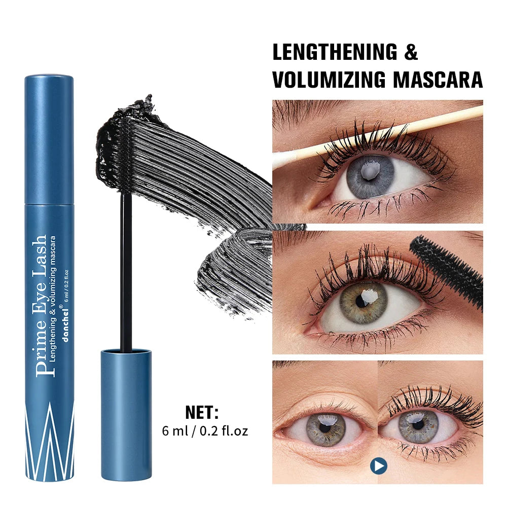 Lash Mascara Hypoallergenic Waterproof Long Lasting Volume Curling Lash Extension No Smudge For Sensitive Eyes HIP