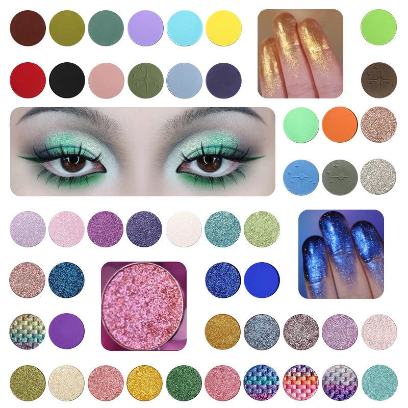 DE'LANCI Chameleon Single Eyeshadow – Matte & Shimmer Shades Single Eyeshadow Pan HIP