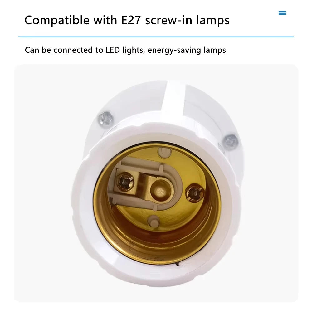 E27 PIR Motion Sensor Bulb Adapter – Auto LED Switch 110V/220V Motion Sensor Adapter HIP