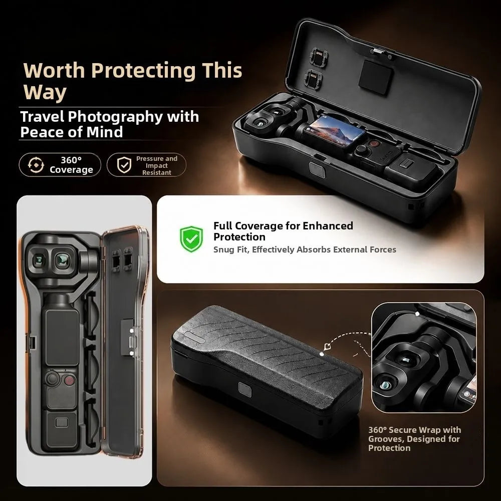 DJI Osmo Pocket 4P Protective Case with Lens Filter Slots Camera Protective Case HIP