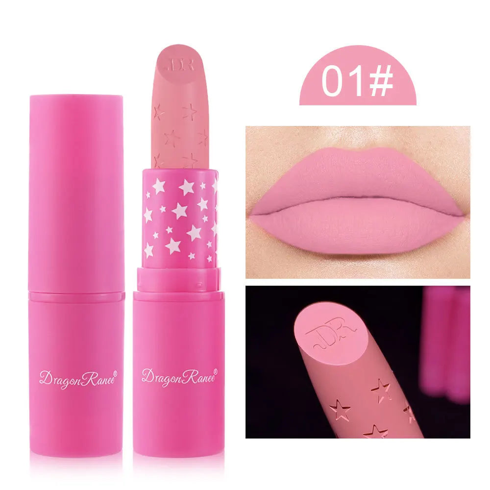 Dragon Ranee 3-Pc Matte Lipstick Set – Waterproof Long-Lasting Matte Lipstick Set HIP 01 Full Size