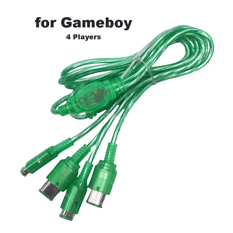 4-Player Link Cable Splitter for Nintendo Game Boy GBC GBP Game Console Cable HIP