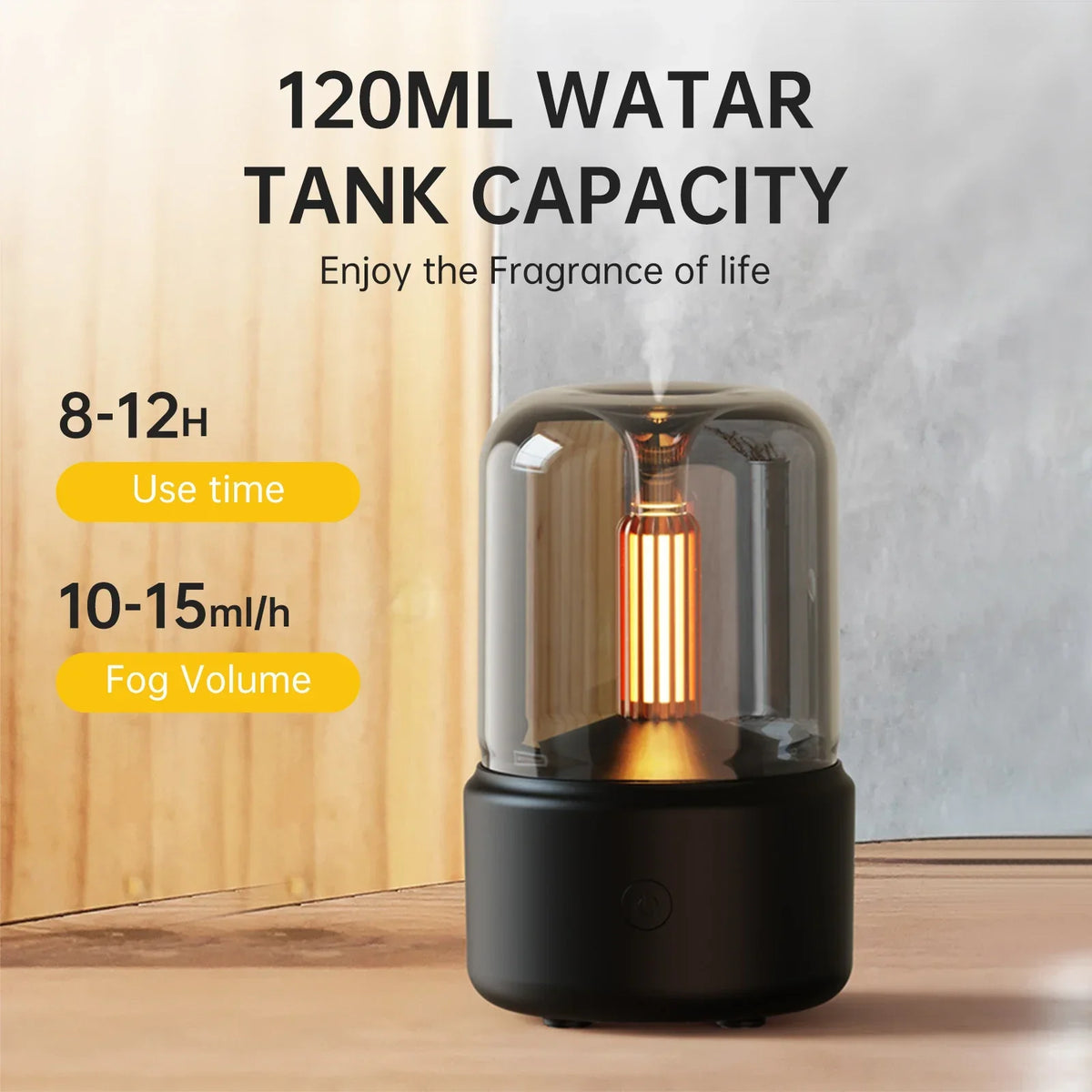 ESMARTER Mini USB Aroma Diffuser & Night Light Humidifier Aroma Diffuser HIP
