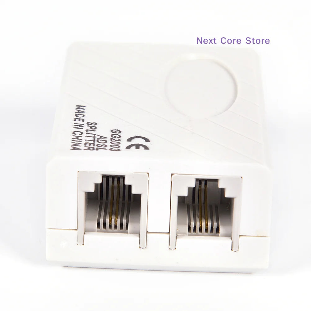 RJ11 ADSL DSL Micro Filter Splitter Adapter – Phone & Modem DSL Line Filter Splitter HIP