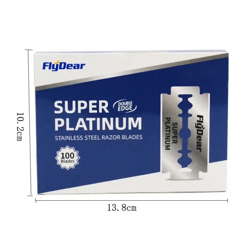 Double Edge Safety Razor Blades – Stainless Steel 30/50/100 Pack Safety Razor Blades HIP