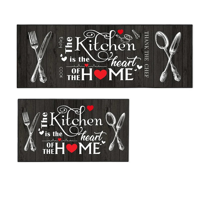 American Retro Kitchen Runner Rug – Absorbent Floor Mat Kitchen Runner Rug HIP GU5711-QD 1pc 40x120cm