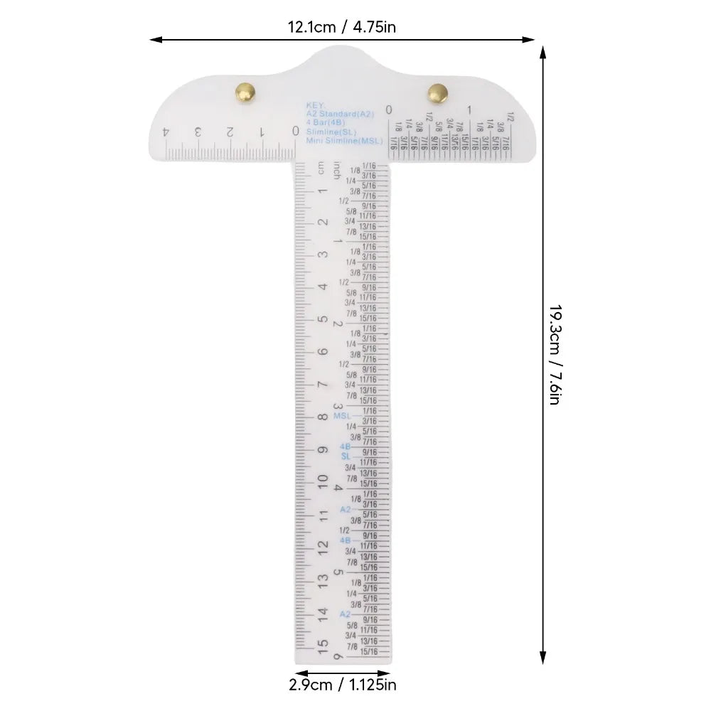 Transparent T-Square Ruler – Acrylic Drafting & Measuring Tool Drafting T-Square Ruler HIP
