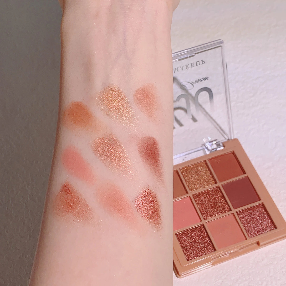 JUJU Dream 9-Color Earth Tone Eyeshadow Palette | Warm Browns Eyeshadow Palette HIP