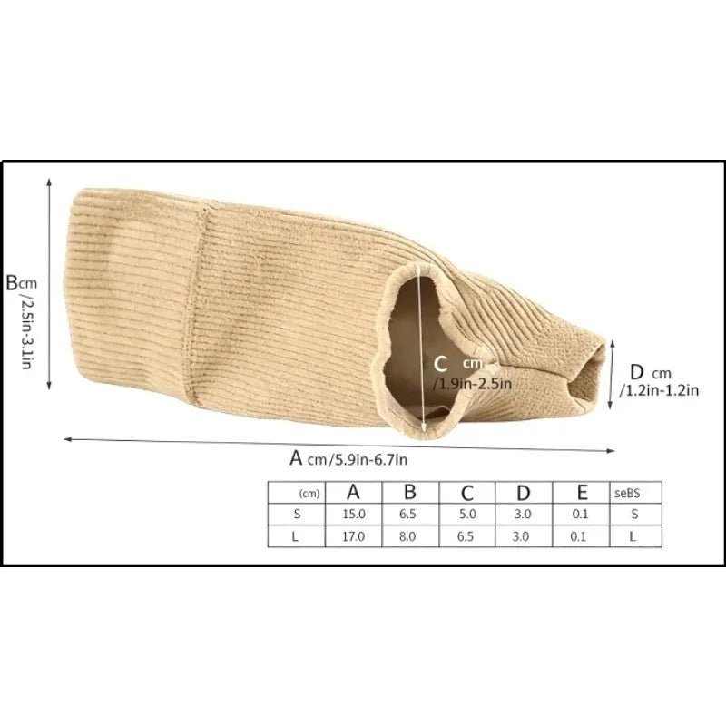 Fingerless Compression Gloves – Wrist Brace & Gel Thumb Pads Wrist Compression Glove HIP