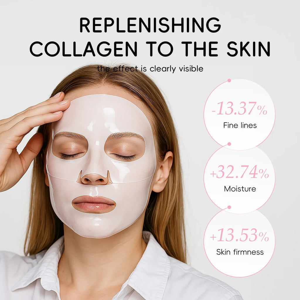 LAIKOU Sakura Collagen Jelly Face Mask 30g – Hydrate & Firm Collagen Gel Face Mask HIP