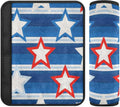 4th of July Seat Belt Cover Shoulder Strap Pad – Stars & Stripes Seat Belt Cover HIP black