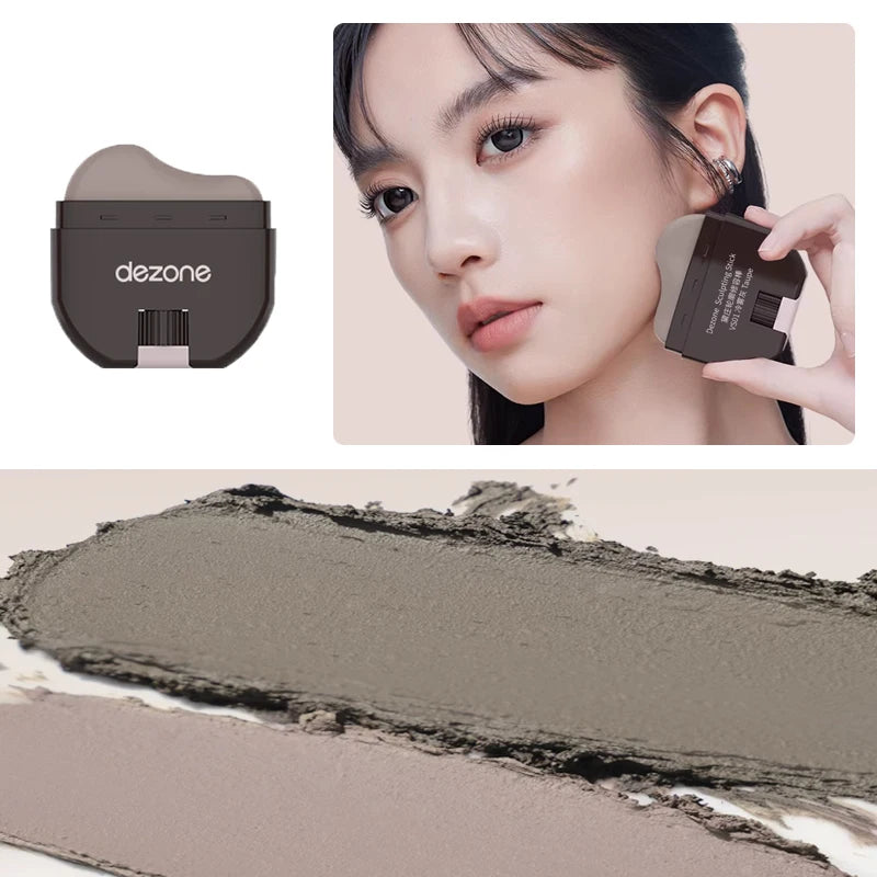 DEZONE Contour Stick Bronzer – Waterproof Sculpting Makeup Contour Bronzer Stick HIP