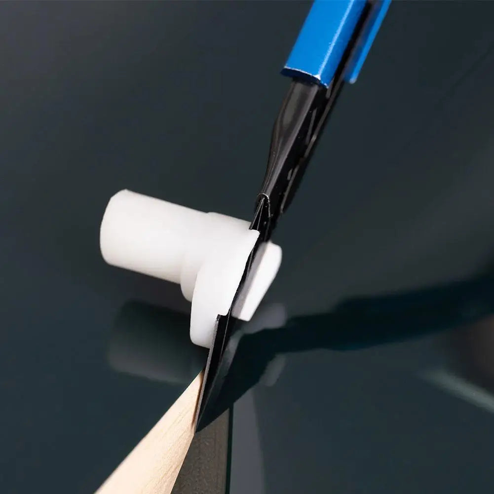 Precision Car Wrap Film Edging Tool Kit Stainless Steel Tweezers With Sharp Blade For Auto Vinyl Tint Cutting Gap Trimming HIP