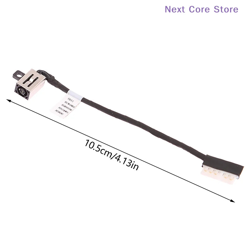 DC Power Jack Cable Dell Inspiron 15 3510 3400 3500 4VP7C Laptop Power Jack HIP