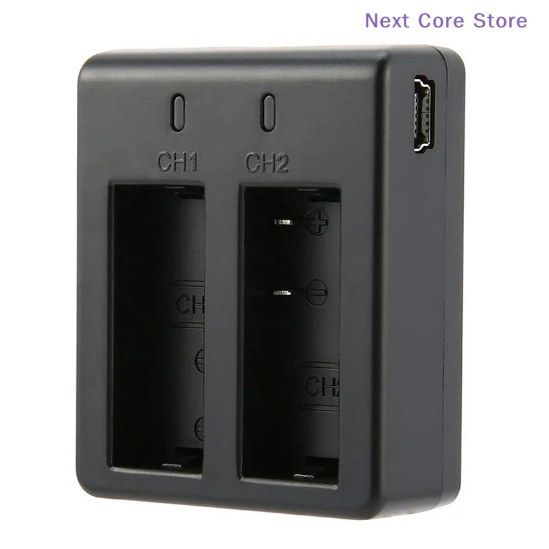 2-in-1 Dual Slot Battery Charger for SJCAM SJ4000 SJ5000 Camera Battery Charger HIP