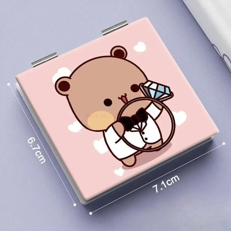 Bubu & Dudu Double-Sided Foldable Compact Makeup Mirror Compact Makeup Mirror HIP