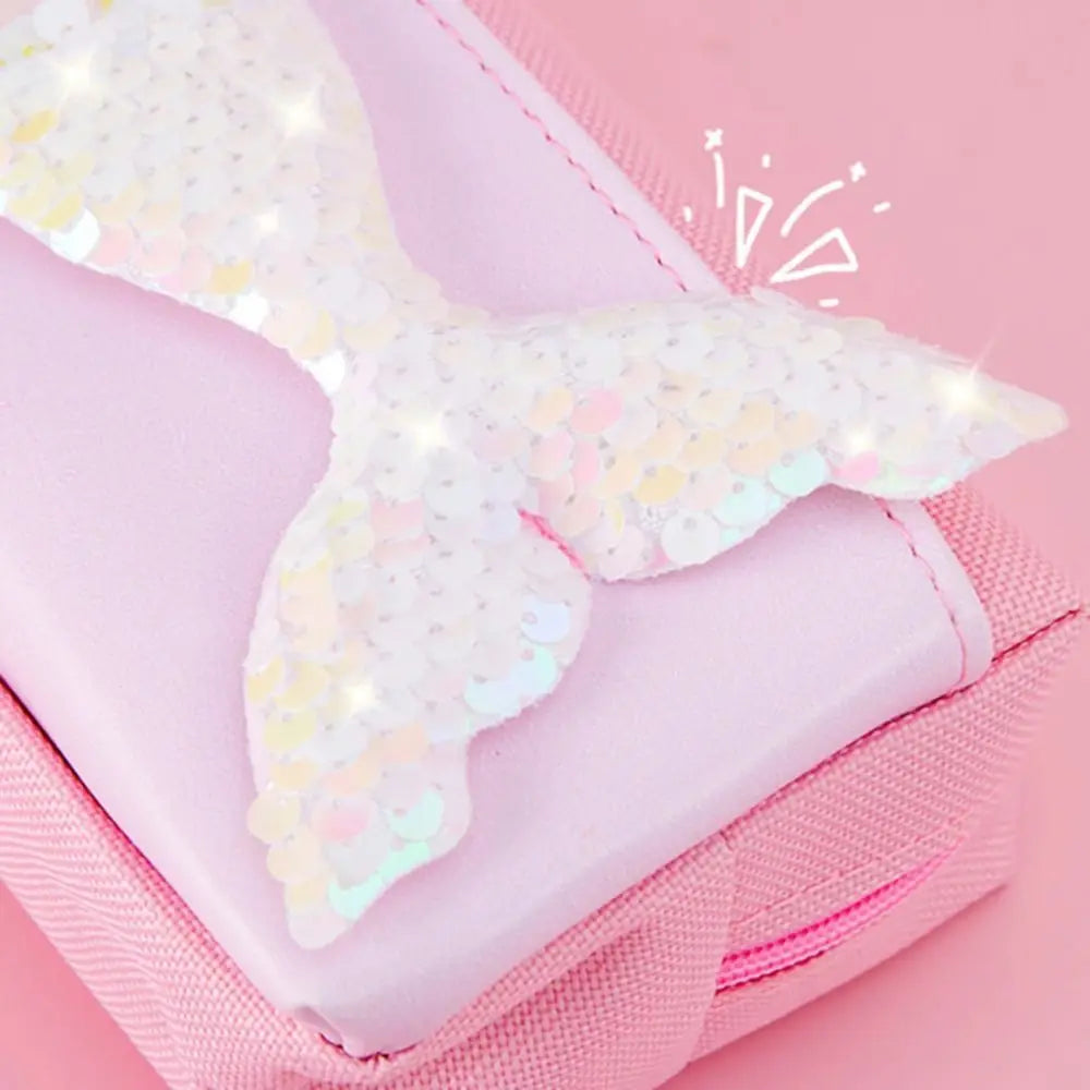Mermaid 3D Fish Tail Pencil Case – Large Capacity Pen Bag Pencil Case HIP