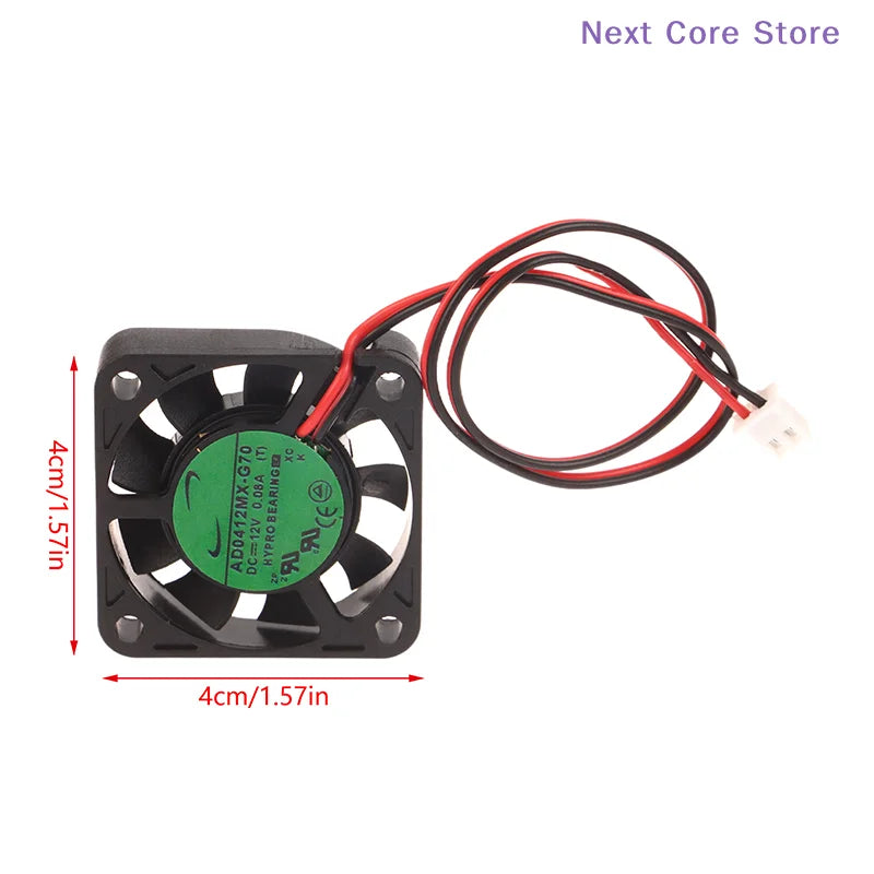40mm DC 12V Silent Cooling Fan AD0412MX-G70 Hydraulic Bearing PC Cooling Fan HIP