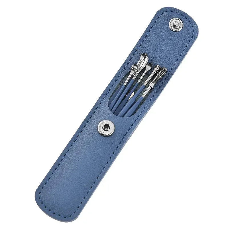 6-Piece Stainless Steel Ear Cleaning Kit – Reusable Ear Picks Ear Cleaning Kit HIP