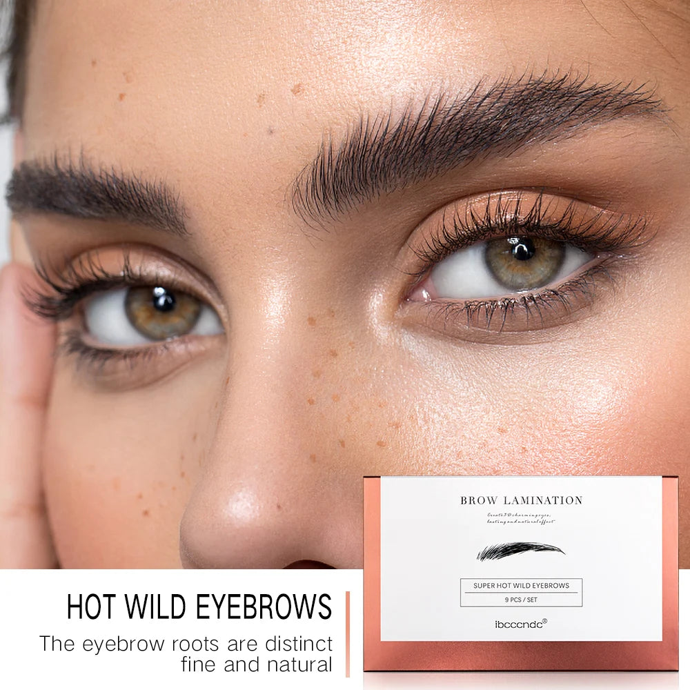 Pro Brow Lift Perming Eyebrow Lifting Brow Lamination Kit with Cling Film Nutrition Keratin Perming Lotion for Home Use HIP