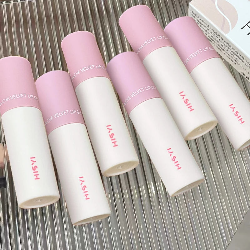 HISYI Velvet Matte Lip Gloss – Long-Lasting Liquid Lipstick Matte Lip Gloss HIP