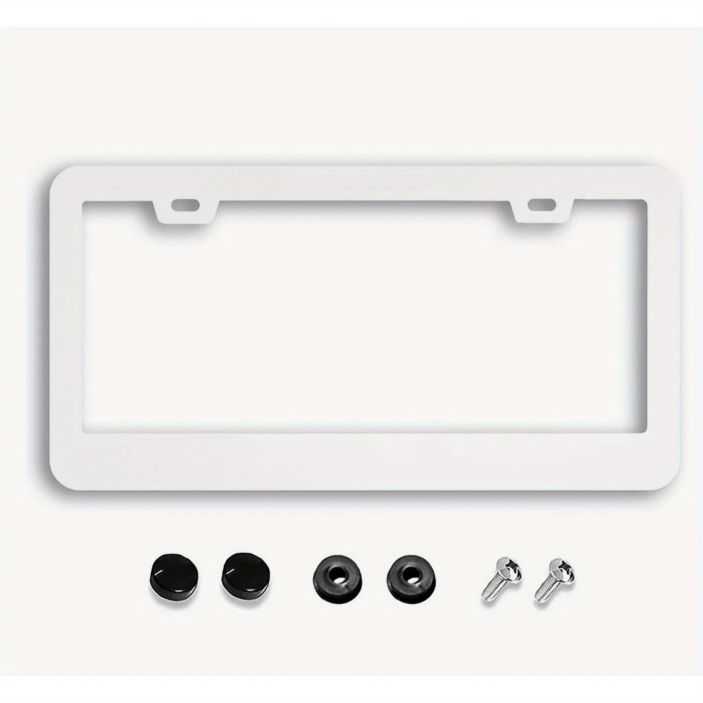Bat & Spiderweb Aluminum License Plate Frame – Rust-Proof License Plate Frame HIP