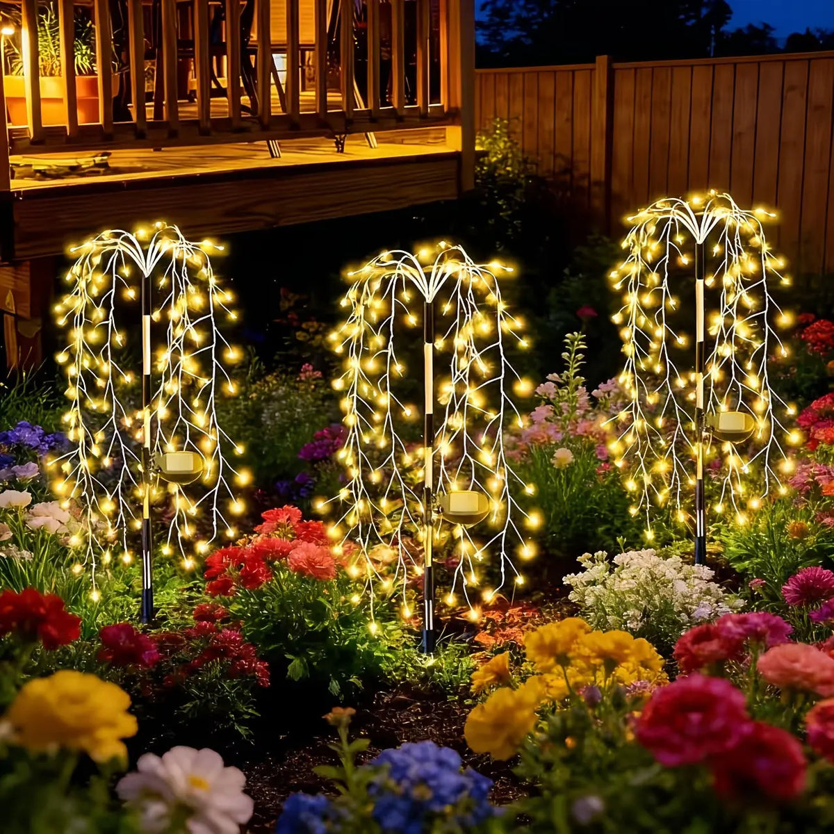 Solar LED Firework Garden Lights – IP65 Waterproof Pathway Solar Garden Lights HIP