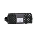 Polka Dot Canvas Pencil Case – Bear Patch Zipper Pouch Canvas Pencil Case HIP Black