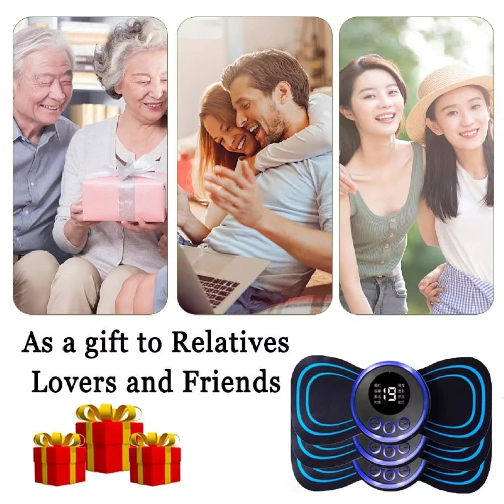 CAMMUO EMS Neck & Body Massager – 8 Modes, 19 Levels EMS Body Massager HIP