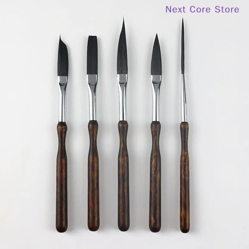 Pinstriping Detail Brush Set – Nylon Art Brushes 1 or 5 Pc Art Brush Set HIP